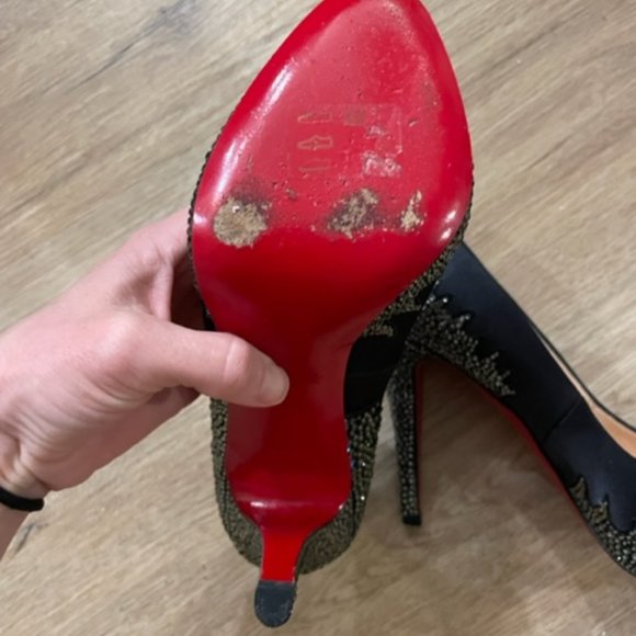 Christian Louboutins with Crystal Flame - Picture 6 of 7